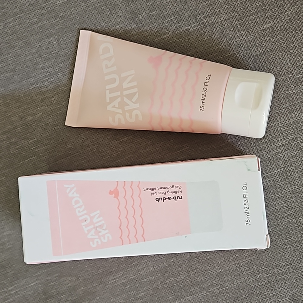Saturday Skin - rub-a-dub refining peel gel - 75 ml. - new w/safety seal